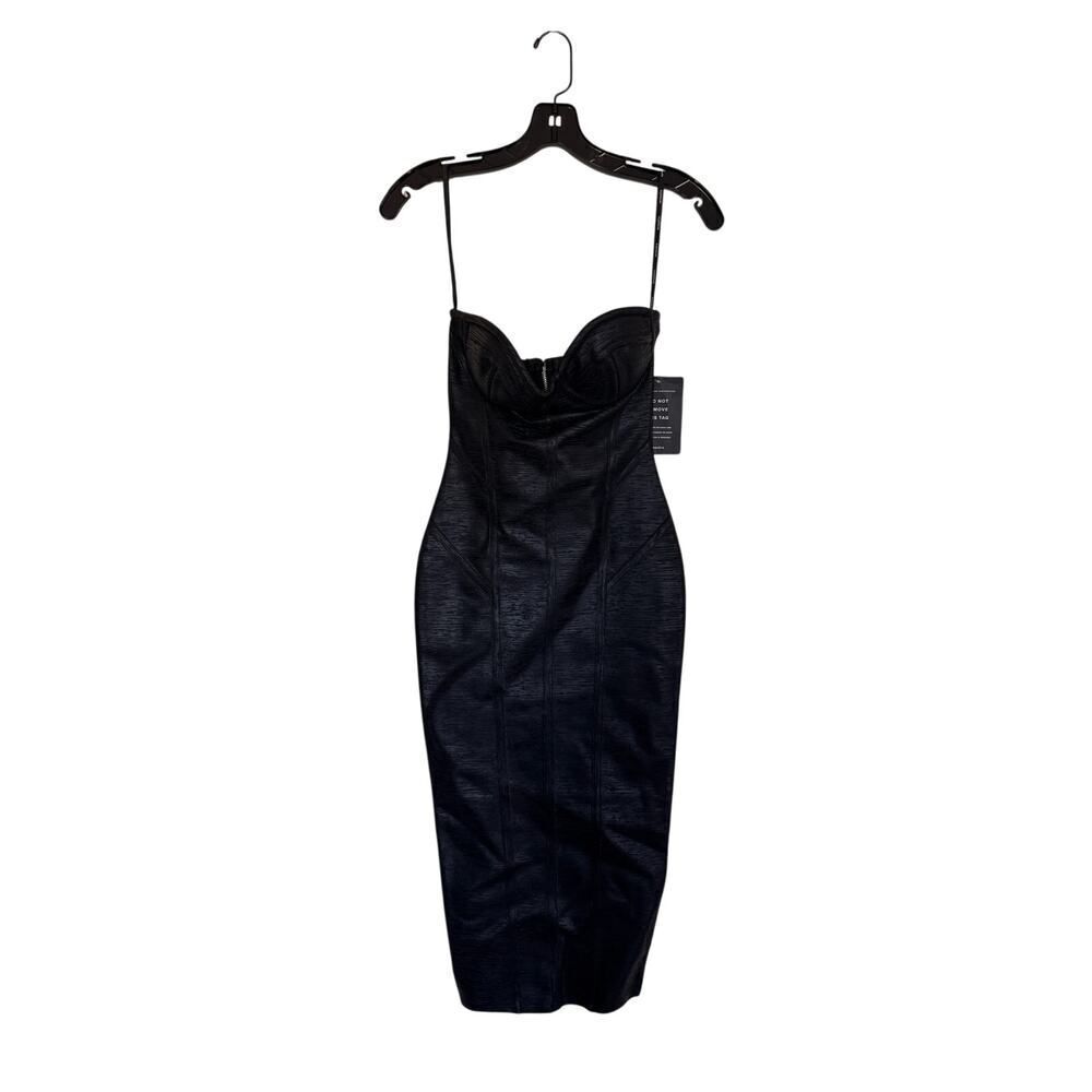 Retrofete Charlize Knit Dress in Coated Black XS - Picture 4 of 9